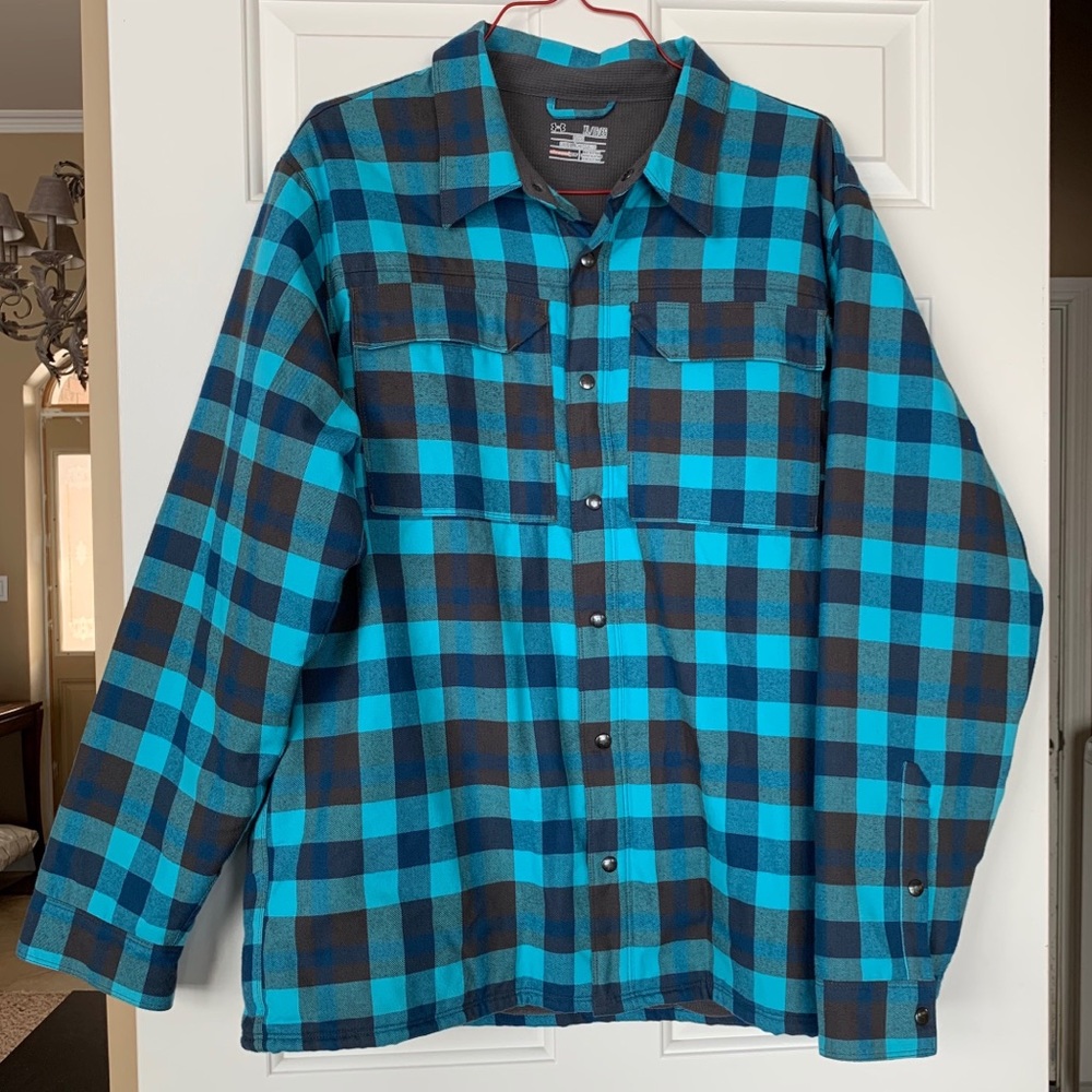 Men’s Under Armor Plaid Coat Size XL